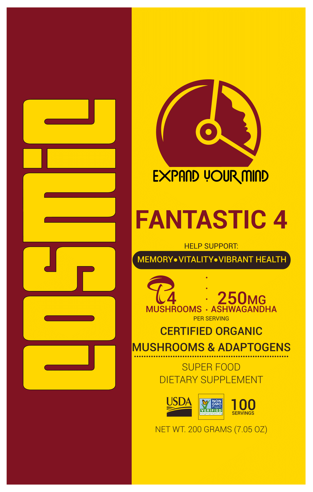 Fantastic 4 pouch — front